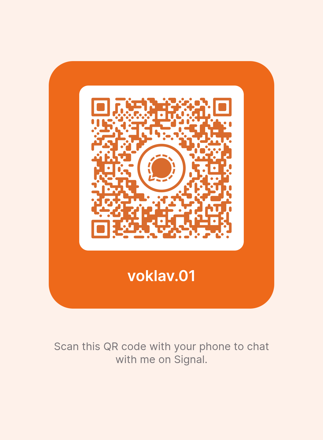 Signal QR